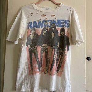 Daydreamer Ramones Distressed T-shirt